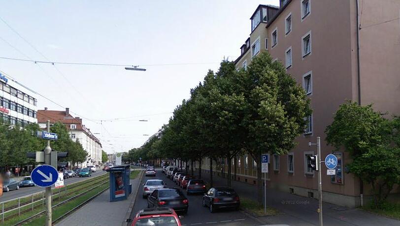Viel befahren: die Schleißheimer Straße. Für Radler gibt es Engstellen. Viel befahren: die Schleißheimer Straße. Für Radler gibt es Engstellen.