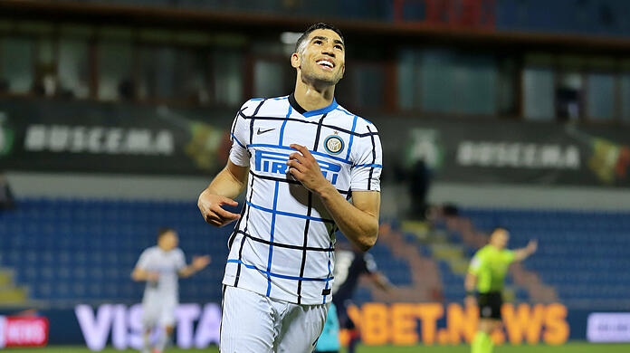 Achraf Hakimi von Inter ist den Bayern wohl zu teuer. (Archivbild)