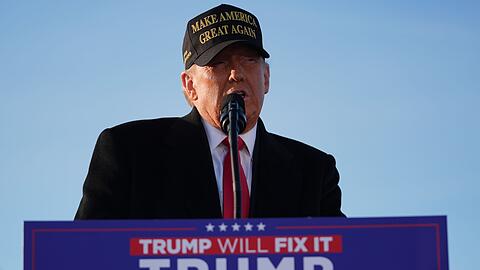 Trump zeichnet ein düsteres Bild der USA. (Archivbild)