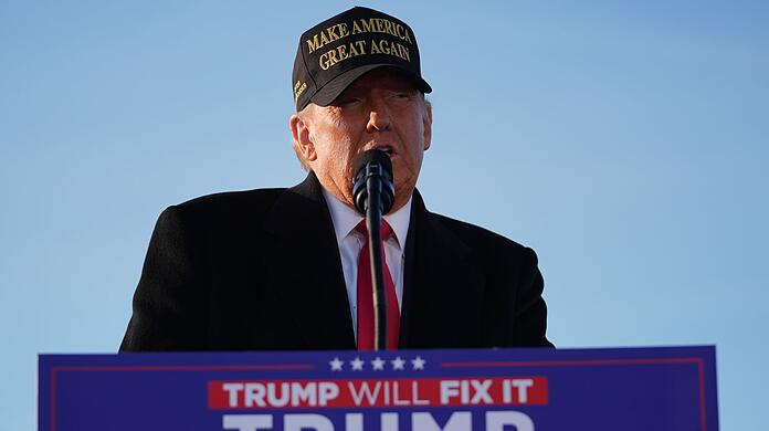 Trump zeichnet ein düsteres Bild der USA. (Archivbild)