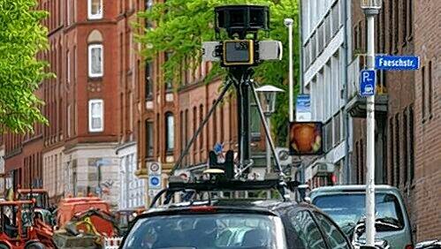 Die Google-Aufnahmewagen sind auch in Nürnbergs Straßen unterwegs. Die Google-Aufnahmewagen sind auch in Nürnbergs Straßen unterwegs.