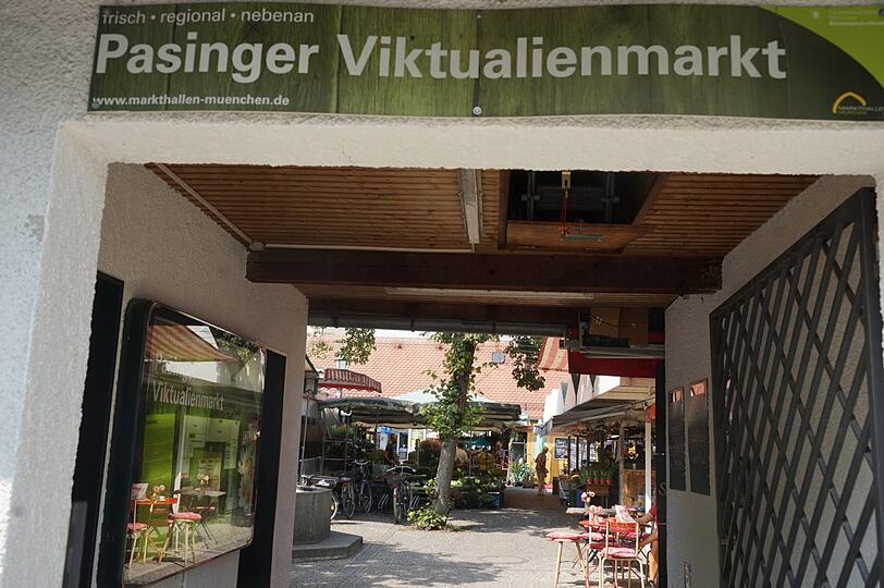 Der Pasinger Viktualienmarkt wird bald umgebaut.