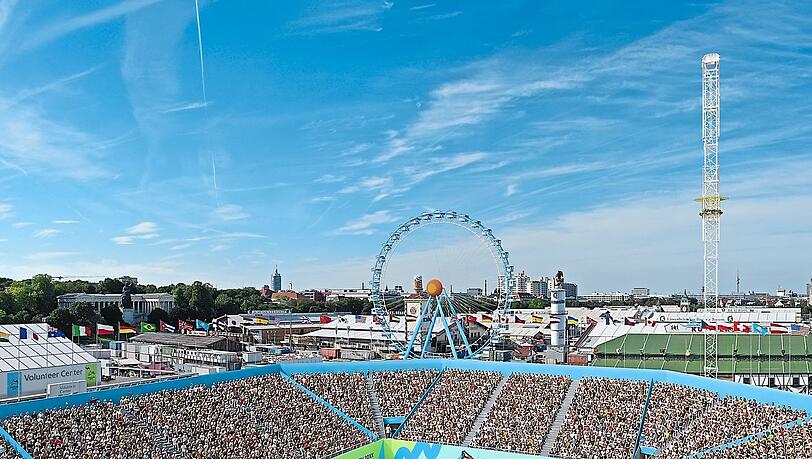 Die Basketball-Variante 3x3 ist im s&uuml;dlichen Olympiapark geplant - allerdings nicht auf dem Gel&auml;nde des FC Teutonia.