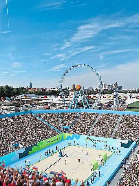 Die Basketball-Variante 3x3 ist im s&uuml;dlichen Olympiapark geplant - allerdings nicht auf dem Gel&auml;nde des FC Teutonia.