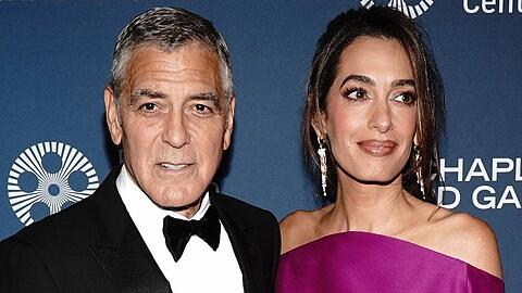 Amal und George Clooney sind vor dem Feuer in S&uuml;dfrankreich geflohen.