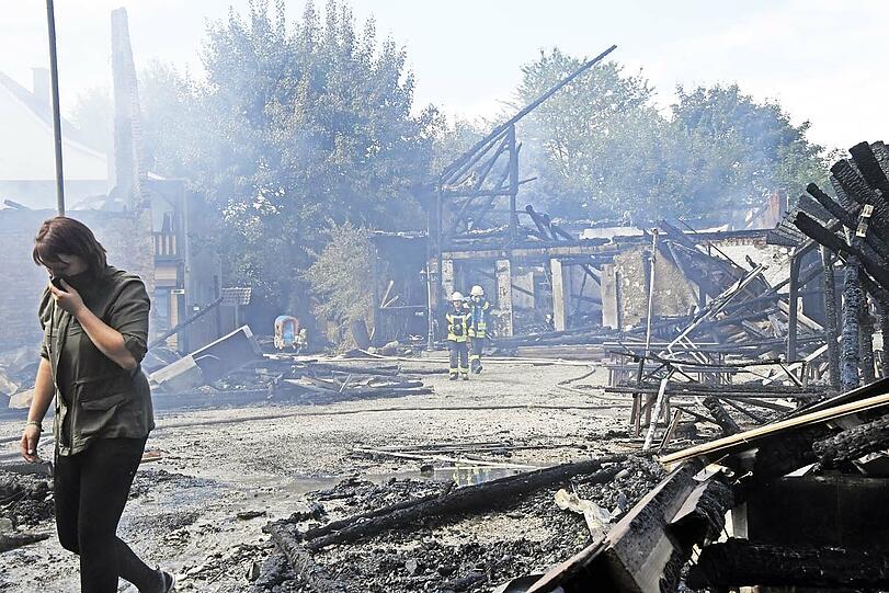 Durch den Brand im Freizeitpark bei Augsburg entstand ein Schaden in Millionenhöhe.