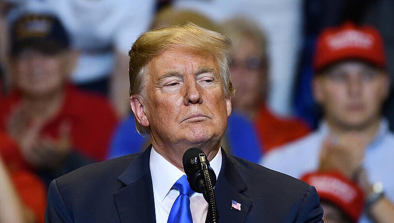 Donald Trump findet Borat offensichtlich nicht lustig. Donald Trump findet Borat offensichtlich nicht lustig.