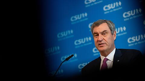 CSU-Chef Markus S&ouml;der fordert Kompromissbereitschaft von allen Seiten.