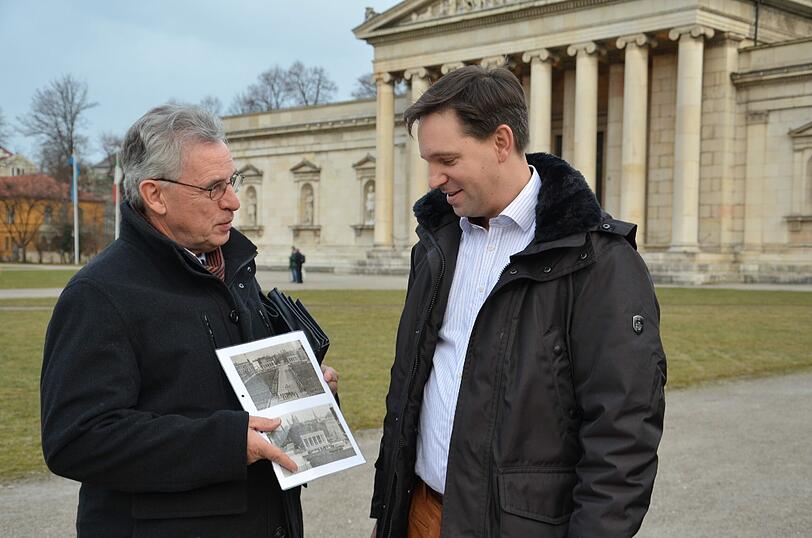 Wolfgang Leitner (re.) und Hans-Peter Leitner bei einem der Spaziergänge.
