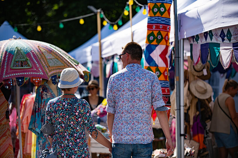 Stöbern und Schönes auf dem "Markt der Ideen" entdecken.