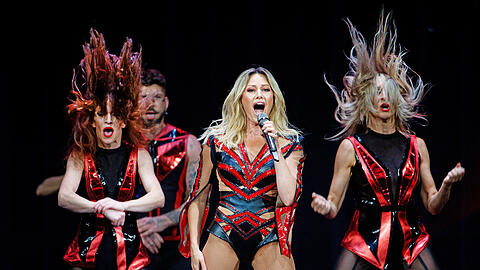 Die Sängerin Helene Fischer ist nach ihrer Verletzung wieder zurück auf der Bühne.