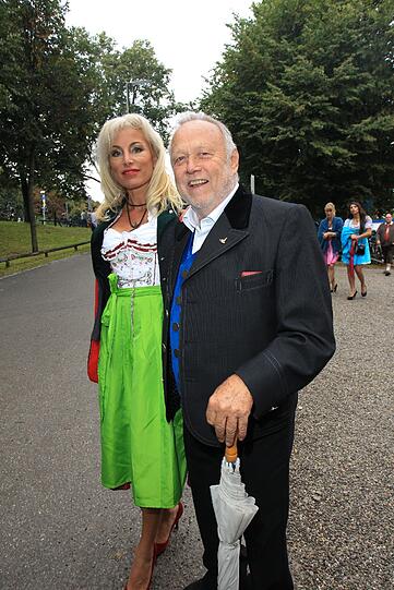 Joseph Vilsmaier mit Freundin Birgit Muth