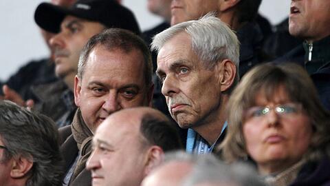 Dieter Schneider: So verfolgte der scheidende Löwen-Präsident das Spiel des TSV 1860 München in Sandhausen - bereits seine letzte Auswärtspartie als Sechzig-Boss?