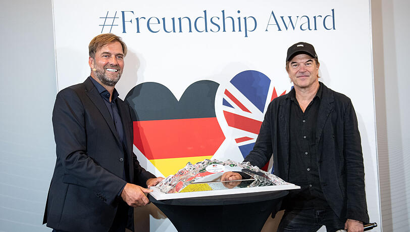 Campino mit Jürgen Klopp. Campino mit Jürgen Klopp.