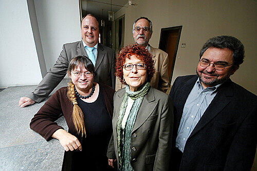 Die SPD-Chefs (v. l.): Anja Prölß-Kammerer, Christian Vogel, Gabriele Penzkofer-Röhrl, Gebhard Schönfelder und Lorenz Gradl.