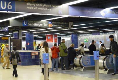 Das Zwischengeschoss im U-Bahnhof Marienplatz wird kernsaniert.
