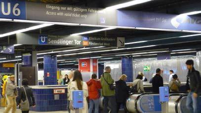 Das Zwischengeschoss im U-Bahnhof Marienplatz wird kernsaniert.