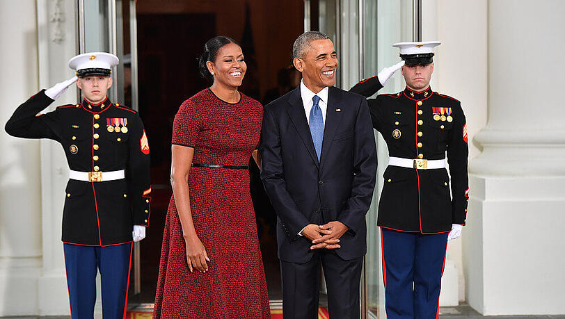 Michelle und Barack Obama sind seit 28 Jahren verheiratet Michelle und Barack Obama sind seit 28 Jahren verheiratet
