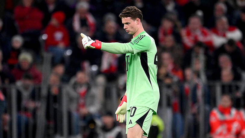 Verl&auml;sslicher Neuer-Backup - mit Aussichten auf die WM? Jonas Urbig wei&szlig; beim FC Bayern zu &uuml;berzeugen.