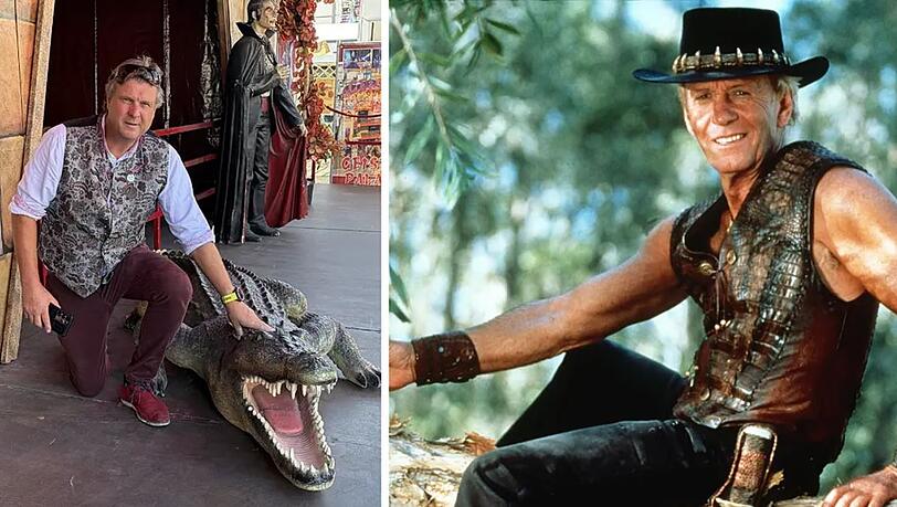 Geisterbahn-Chef Andreas Kunz hat jetzt den Spitznamen "Crocodile Dundee", in Anlehnung an den Kinohelden aus den 80ern.