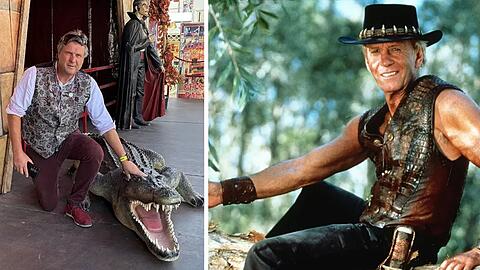 Geisterbahn-Chef Andreas Kunz hat jetzt den Spitznamen "Crocodile Dundee", in Anlehnung an den Kinohelden aus den 80ern.