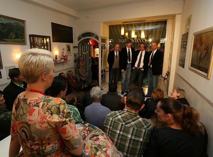 Die Lange Nacht der Musik. Die Swingbones im Café Fräulein.