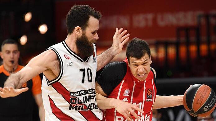 Vladimir Lucic (r.) war der beste Werfer der Bayern.