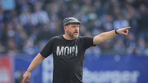 HSV-Trainer Steffen Baumgart musste im Heimpiel gegen Osnabrück trotz Überzahl eine Niederlage hinnehmen.