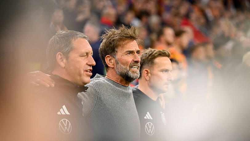 Zog die Aufmerksamkeit bei seiner DFB-Premiere auf sich: Bundestrainer J&uuml;rgen Klopp.