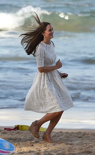 Die Royals am Strand: Kate und William in Australien.