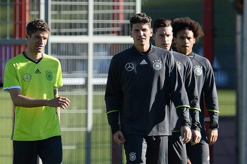 Die Bilder vom DFB-Training beim FC Bayern.