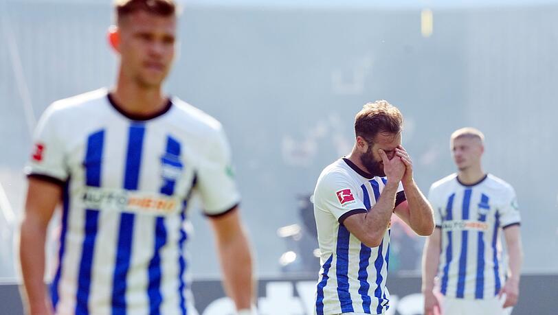 Hertha ist zum siebten Mal aus der Bundesliga abgestiegen.