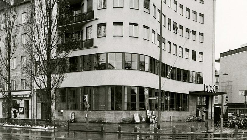Aushängeschild für das neue Bauen: Robert Vorhoelzers Postamt am Münchner Goetheplatz.