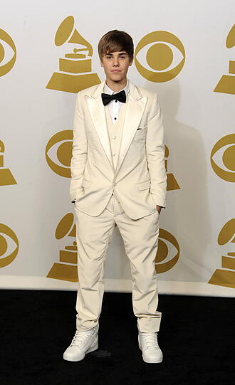 Justin Bieber ist traurig, dass er keinen Preis bekommen hat.