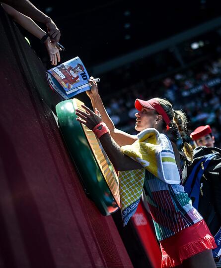 Die Deutsche Angelique Kerber.