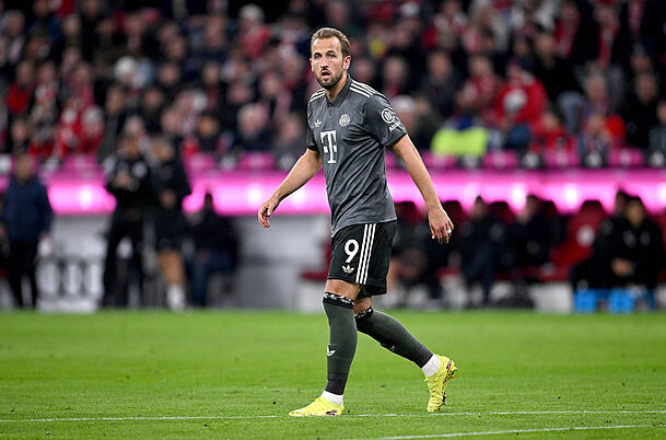 Musste gegen Leverkusen ohne Treffer verletzt runter: Tormaschine Harry Kane. Musste gegen Leverkusen ohne Treffer verletzt runter: Tormaschine Harry Kane.