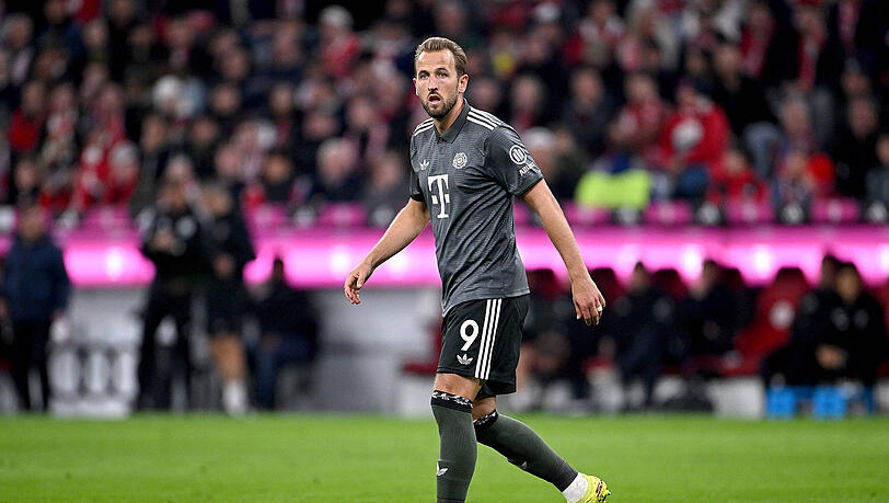 Musste gegen Leverkusen ohne Treffer verletzt runter: Tormaschine Harry Kane. Musste gegen Leverkusen ohne Treffer verletzt runter: Tormaschine Harry Kane.