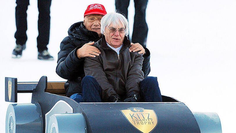 Niki Lauda kritisiert Bernie Ecclestone wegen seiner vernichtenden Formel 1-Kritik. Niki Lauda kritisiert Bernie Ecclestone wegen seiner vernichtenden Formel 1-Kritik.