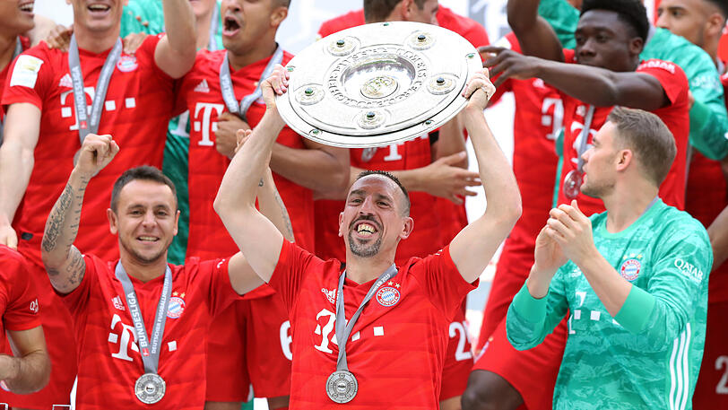 Mit neun Schalen ist Ribéry der Rekordmeister des Rekordmeisters.