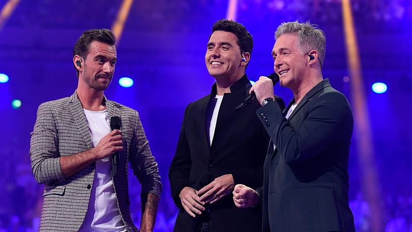 Florian Silbereisen, Jan Smit und Christoff De Bolle (v.l.n.r.) von Klubbb3