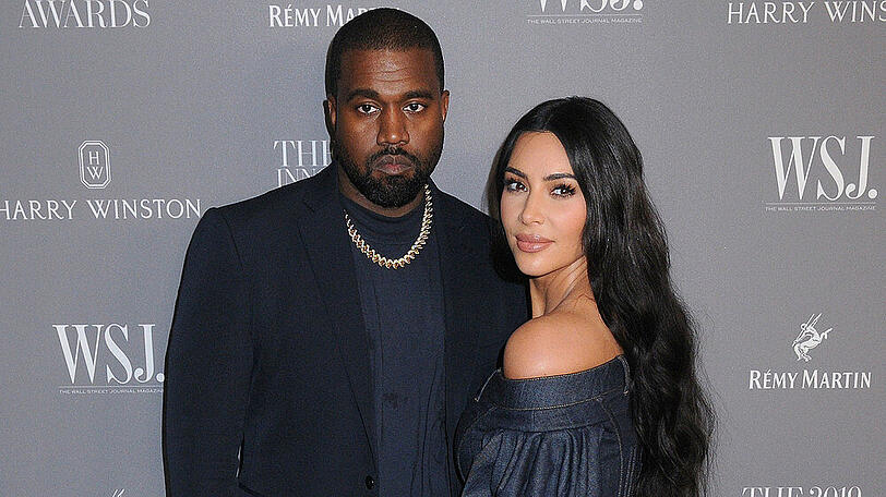 Kanye West und Kim Kardashian bei einem Auftritt in New York