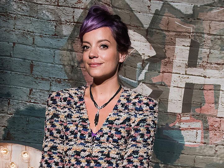 Lily Allen im Oktober 2014 bei einem Event zum Film "Chanel No. 5" in New York
