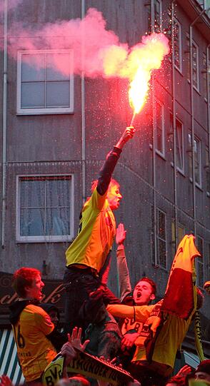 Die ganz große Party: Dortmund feiert die Meisterschaft. Die Bilder