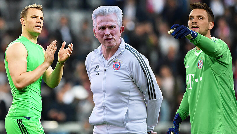Manuel Neuer oder Sven Ulreich? Jupp Heynckes hat die Qual der Wahl. Manuel Neuer oder Sven Ulreich? Jupp Heynckes hat die Qual der Wahl.