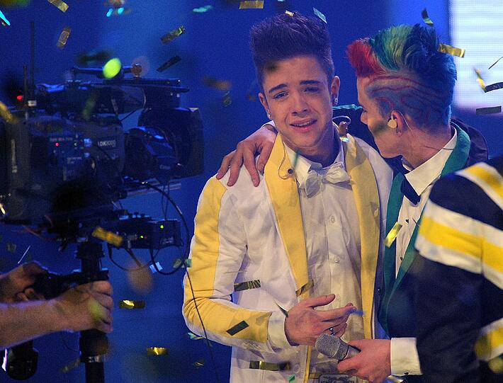 Deutschland sucht den Superstar - und findet den Schweizer Luca Hänni. Die Bilder von der Fionalshow 2012.