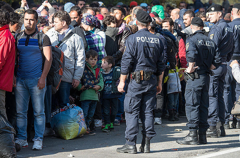 Die Flüchtlingssituation an der deutsch-österreichischen Grenze ist dramatisch.