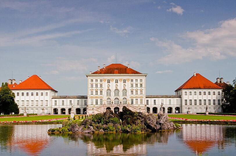 Ein wunderschöner Anblick: Das Schloss Nymphenburg.