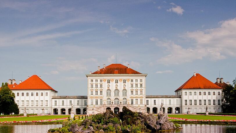Ein wunderschöner Anblick: Das Schloss Nymphenburg.
