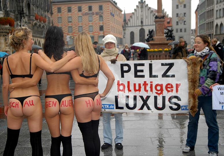 ...auf dem Marienplatz entstanden sind. Das Motto damals: