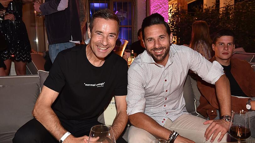Kai Pflaume und Claudio Pizarro